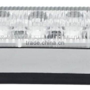 E-MARK R10 LED Strobe Lightheads/LED Emergency Flash Strobe light /Dash light /Grille light(SR-LS-LD-4C),1W LED W Chrome Housing
