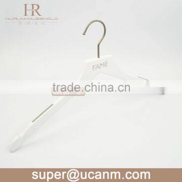 HR661IWP white brand wooden clothing hanger                        
                                                Quality Choice