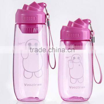 BPA Free 450ml wholesale cute dabai plastic bottle gift water bottle