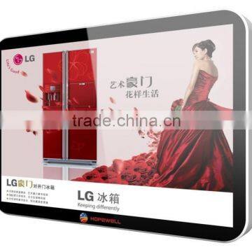 wall mounted 49inch built in pc video lcd wall panel