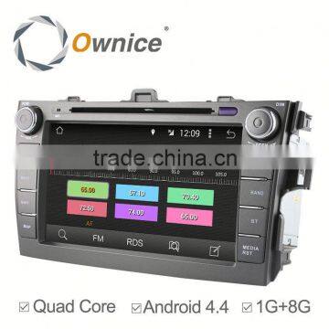 Ownice c180 car navigation GPS for Toyota Corolla 2006-2012 with gps audio rds bluetooth multimedia car radio