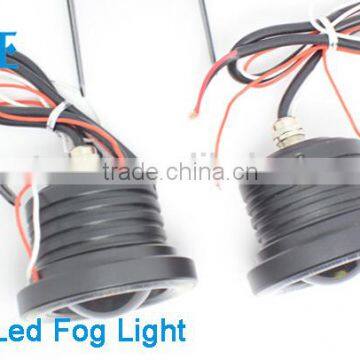 Car Parts Accessories Universal Angel Eye Fog Lamp Auto Led Lighting