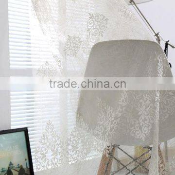 Customized curtain decoration embroidery window curtains for living room drapery