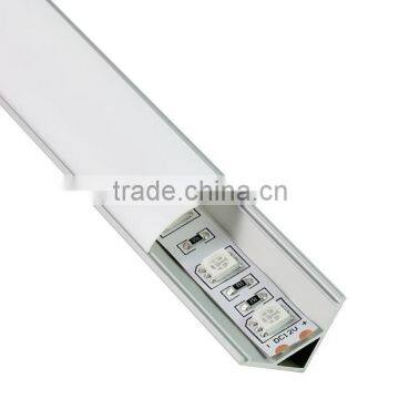 Shenzhen factory L shape led profile aluminum for corner lights