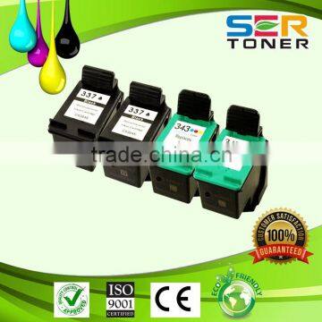 Remanufactured ink cartridges for HP337 for HP printer machine