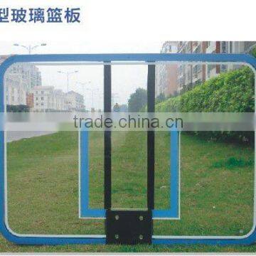 Mini tempered glass basketball backboard