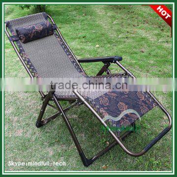 25mm*0.8mm Outdoor Garden Zero Gravity Folding Chair Steel Tube Frame Chair