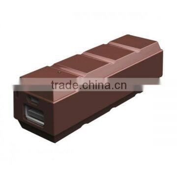 Single section 18650 chocolate power bank