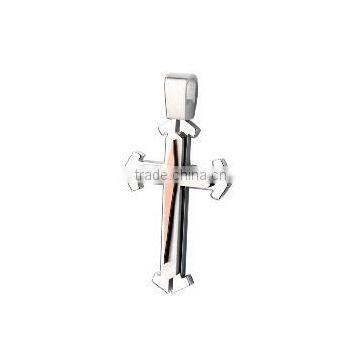 stainless steel cross pendant