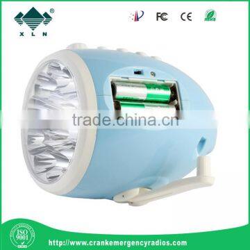Emergency Portable Dynamo Led Flashlight With Radio