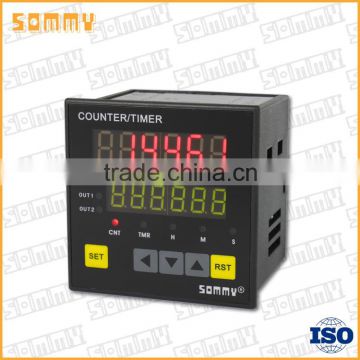 Digital Display Counter Meter With 2 Alarms Output / Timer Digital