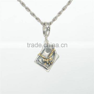 S224 wholesale 925 sterling silver charm necklace jewelry