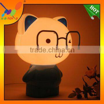 2014 New style! Factory directly sell table Lamp Promotion Gift, Big Glasses Super Cuddly Bear Night Light / Desk Lamp.