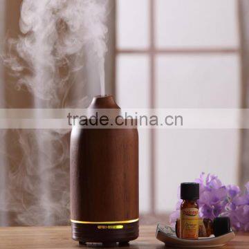2016 Wood Essential Oil Diffuser,Aroma Diffuser,Aromatherapy Humidifier W/2-level Mist Output & Warm Decoration Light photo-2