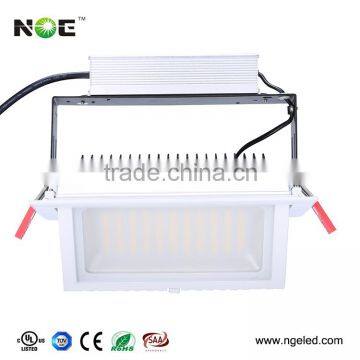 3 years warranty shoplight 48w rectangular downlight 100lm/w 48W led rectangular downlight