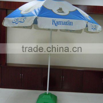 180cmx8k printing large promotional parasol beach umbrella