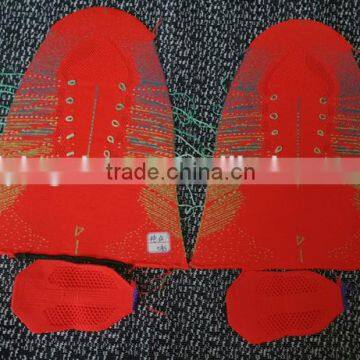 China Shoes Factory Export Sport Flyknit Shoes Cover Vamp Upper