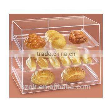 2015 promotional acrylic bread display case