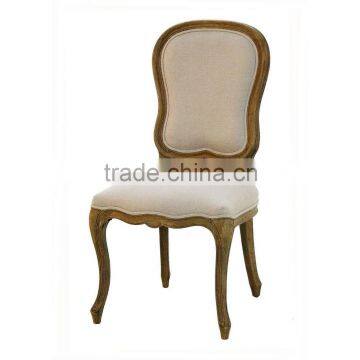 European style rustic cross back arm dining leisure armchair folding wood chair