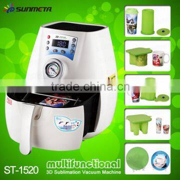 Mini sublimation 3D Vacuum machine magic mug printing machine , plate, phone case printing