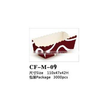 Disposable Rectangle PE Coated Paper Bread Baking Cup photo-3