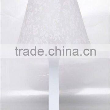 Clear crystal bedside table lamp