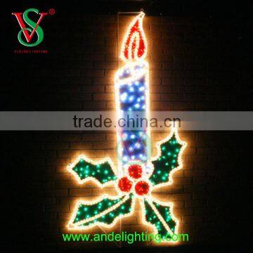 Hot sale fashion design candle motif lights garland lights for Christmas decoration