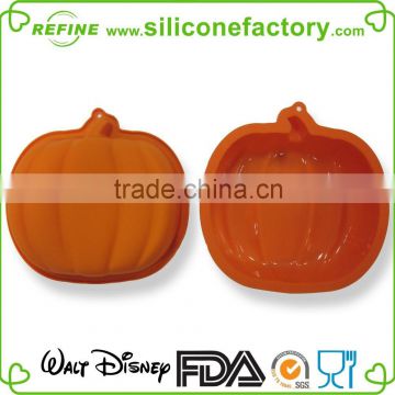 platinum food grade silicone pumpkin shaped baking mold