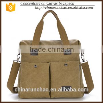 2015 best product china supplier wholesale alibaba canvas briefcase bag simple american made handbag leather tote bags