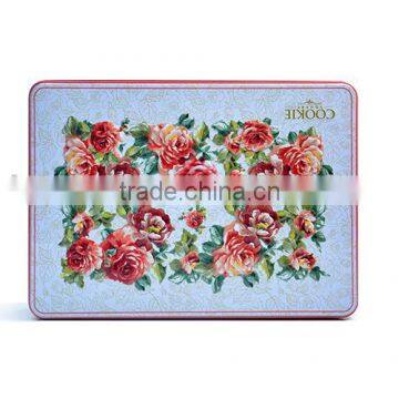pineapple jam biscuit metal tin box with logo embossing