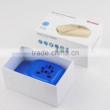 2016 Hot Selling UK EU Travel Adapter With Universal Female Socket photo-4