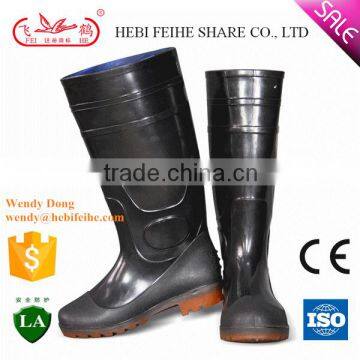 cheap pvc rain boot/pvc safety boot