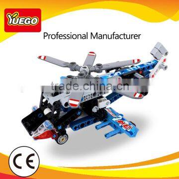 Educational Puzzle Plastic Building Blocks Child Toy Flying Rescue Helicopter photo-2