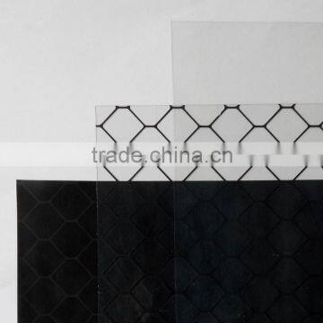 1.37m*30m*0.5mm honey comb antistatic lamination sheet esd curtain