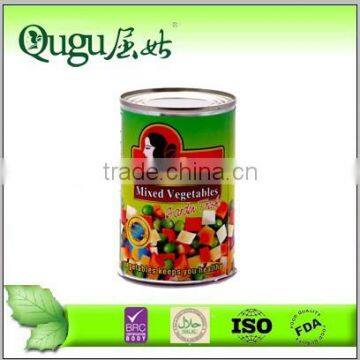 Best taste canned mixed vegetables in tin 400g/850g/3000g