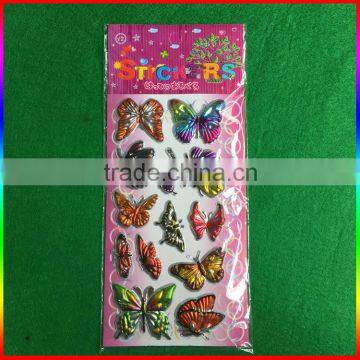 butterfly 3D blister stickers cartoon stickers