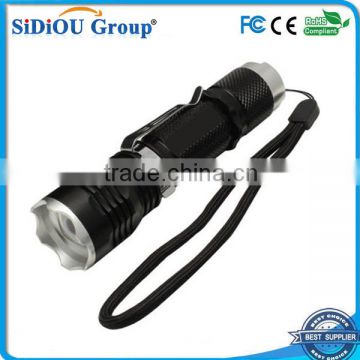 xml t6 5-mode 10w led flashlight reflector