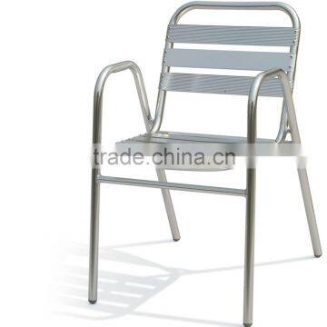 High quality stacking bar welding aluminium chair