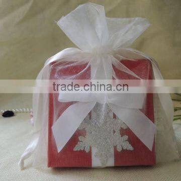 Wholesale Cheap Promotional Logo Printed Organza Bag for Wedding photo-4