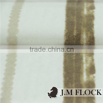 Printing China stock lot design flocked non-woven fabric