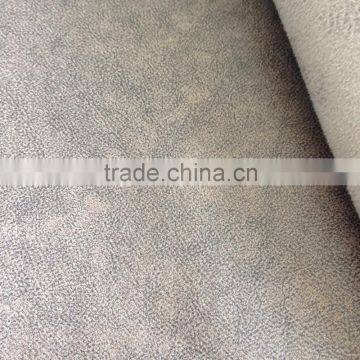 Soft Bronzing Suede Bonding With Tricot Fleece Sofa Fabrics photo-4