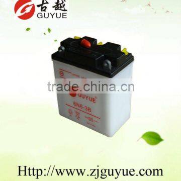 High performance 6v storage motorcycle battery