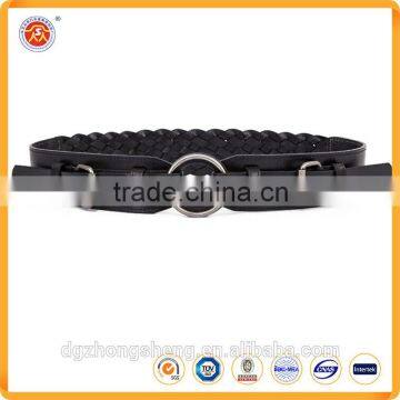 Fashion Access Leather Weave Braided Belt