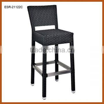 Black Rattan High Foot Bar Chair Price