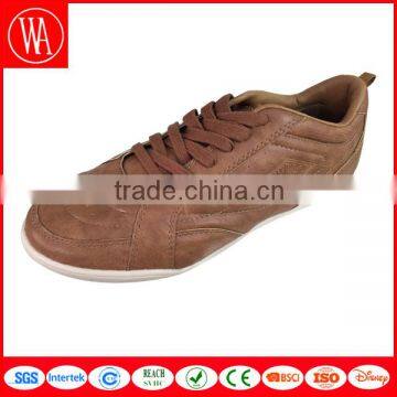 2016 new design men's flat leather casual shoes