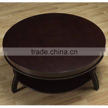 Hobby lobby furniture wooden round coffee table with solid wood legs