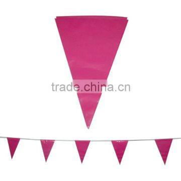 Red string flag line,triangle flag