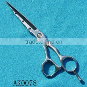 Hair Scissors with 3holes in blade