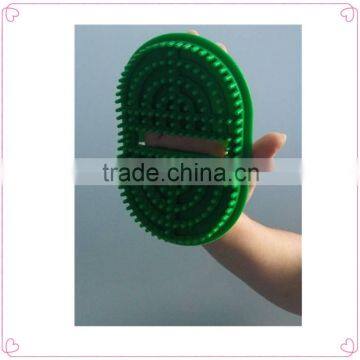 Silicone dry body brushing,silicone skin brush,back scrubber