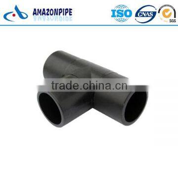 Manufacturer large diameter hdpe pipe fittings equal tee reducing tee